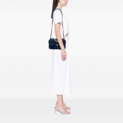 مملوكة مسبقًا شنيل بلو قماش قطن متوسط 19 فلاب