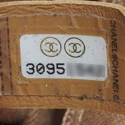 Pre Owned حقيبة شانيل بيج كافيار جلد مبطن بغطاء للأعمال التجارية