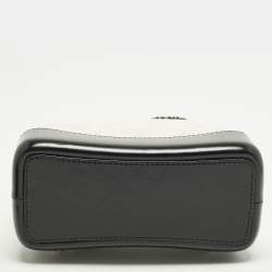 مملوكة مسبقًا Chanel Gabrielle Mini White/Black Aged Leather Mini Backpack