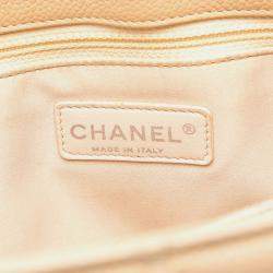 Pre Owned Chanel Brown Caviar Grand Shopping Tote