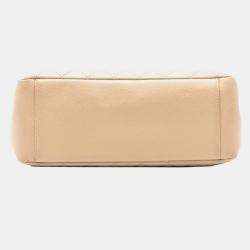 Pre Owned Chanel Brown Caviar Grand Shopping Tote