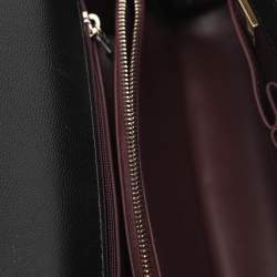 مملوكة مسبقًا حقيبة شانيل كوكو هاندل جلد كافيار مبطن أسود مقبض علوي كبير