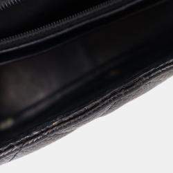 مملوكة مسبقًا Chanel Black Jumbo Classic Caviar Single Flap