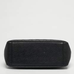 مملوكة مسبقًا حقيبة تسوق شانيل جراند جلد كافيار مبطن أسود