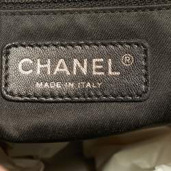 مملوكة مسبقًا حقيبة تسوق شانيل جراند جلد كافيار مبطن أسود