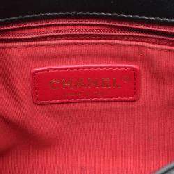 Pre Owned Chanel Matelasse Shoulder Bag Leather Black