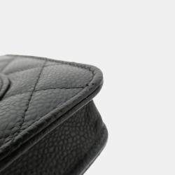 Pre Owned محفظة شانيال تايملس كلاسيك لاين بسلسلة