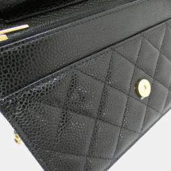 Pre Owned محفظة شانيال تايملس كلاسيك لاين بسلسلة