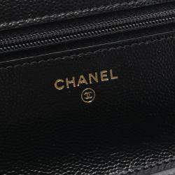 مملوكة مسبقًا Chanel Matelasse Shoulder Bag In Grained Calfskin Leather Black