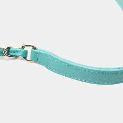 مملوكة مسبقًا حقيبة كتف شانيل ماتالاسي جلد كحلي وردي أخضر