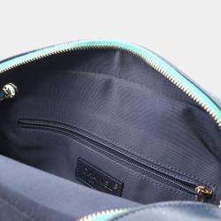 مملوكة مسبقًا حقيبة كتف شانيل ماتالاسي جلد كحلي وردي أخضر