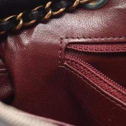 مملوكة مسبقًا حقيبة كتف شانيل كوكو مارك جلد أسود