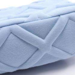 مملوكة مسبقًا Chanel 19 Disneuf Shoulder Bag Cotton And Jersey Blue