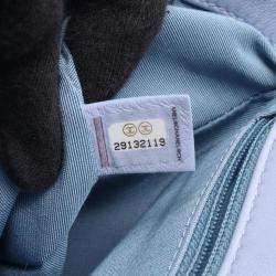 مملوكة مسبقًا Chanel 19 Disneuf Shoulder Bag Cotton And Jersey Blue