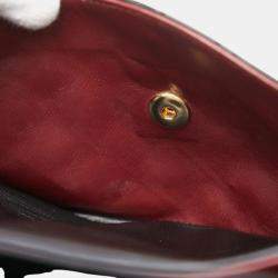 مملوكة مسبقًا Chanel Matelasse Coco Mark Double Flap Shoulder Bag In Black And Gold Lambskin