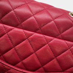 Pre Owned حقيبة ظهر شانيل كو كو مارك سلسلة ماتالاسيه جلد خروف