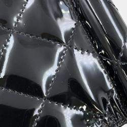 مملوكة مسبقًا Chanel Chain Shoulder Bag Matelasse Coco Mark Mini Enamel Black