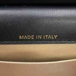 مملوكة مسبقًا Chanel Chain Shoulder Bag Matelasse Coco Mark Mini Enamel Black