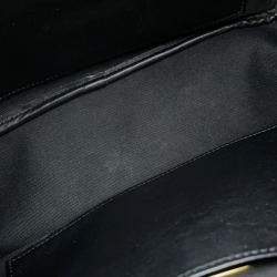 مملوكة مسبقًا Chanel Black CC Quilted  Calfskin Top Handle Bowling Bag