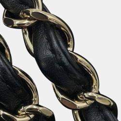 مملوكة مسبقًا Chanel Black CC Quilted  Calfskin Top Handle Bowling Bag