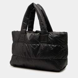 مملوكة مسبقًا Chanel Black Medium Quilted Nylon Coco Cocoon Tote