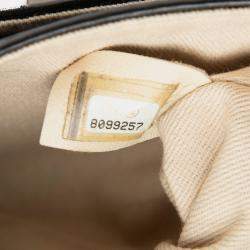 Pre Owned حقيبة شانيل جلد العجل صغيرة سوداء مادوموازيل قفل دوار