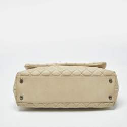 مملوكة مسبقًا حقيبة شانيل كوكو جلد نقشة السحلية وجلد كافيار أحمر/ رصاصي متوسطة بيد علوية