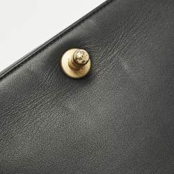 Pre Owned حقيبة شانيل بوي جلد وردي مبطن متوسطة بقلاب