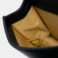 مملوكة مسبقًا Chanel Black Gold Paris Seoul Lambskin and Metallic Plate Lego Boy Brick Flap