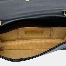 مملوكة مسبقًا Chanel Black Gold Paris Seoul Lambskin and Metallic Plate Lego Boy Brick Flap