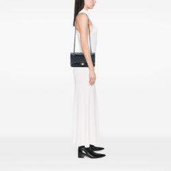 مملوكة مسبقًا Chanel Black Medium Classic Caviar Double Flap