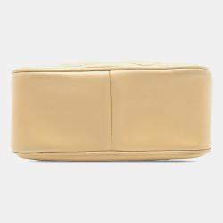 Pre Owned Chanel Brown Triple CC Lambskin Tassel Chain Camera Bag