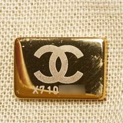 مملوكة مسبقًا Chanel Deauville Burgundy Large Canvas and Leather Shopper Tote