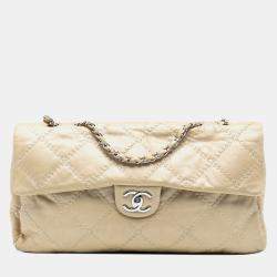 مملوكة مسبقًا Chanel Brown Quilted Lambskin Ultimate Stitch Flap