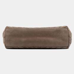 مملوكة مسبقًا Chanel Brown Jumbo Chevron Iridescent Calfskin Surpique Flap