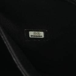 Pre Owned حقيبة شانيل ميداليون جلد كافيار سوداء توتي