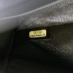 مملوكة مسبقًا Chanel Black Medium Classic Tricolor Lambskin Double Flap