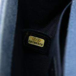 مملوكة مسبقًا Chanel Blue Small Chevron Denim Boy Flap