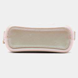 Pre Owned حقيبة كروس شانييل غابرييل جلد عجل متقادم لامع وردي صغيرة