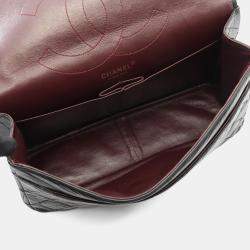 مملوكة مسبقًا Chanel Reissue 2.55 Black Calf Leather Shoulder Bag