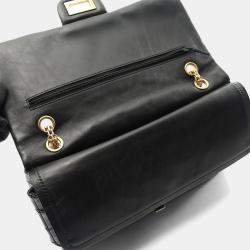 مملوكة مسبقًا Chanel Reissue 2.55 Black Calf Leather Shoulder Bag