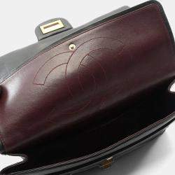 مملوكة مسبقًا Chanel Reissue 2.55 Black Calf Leather Shoulder Bag