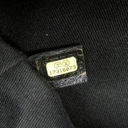 Pre Owned حقيبة كتف شانيل ماتيلسي سلسلة عجول محبب زرقاء