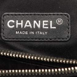 Pre Owned Chanel GST Black Quilted Caviar Leather Tote Bag