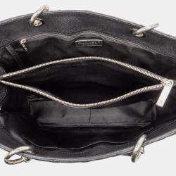 Pre Owned Chanel Black Caviar Grand Shopping Tote
