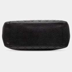 Pre Owned Chanel Black Caviar Grand Shopping Tote