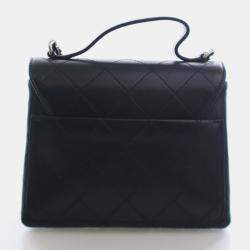 مملوكة مسبقًا Chanel Small Calfskin Double Pocket Top Handle