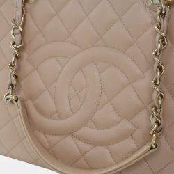 Pre Owned Chanel Caviar Grand Shopping Tote