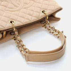 Pre Owned Chanel Caviar Grand Shopping Tote