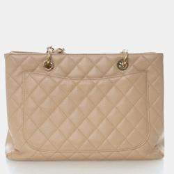 Pre Owned Chanel Caviar Grand Shopping Tote